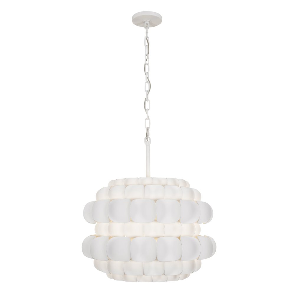 Swoon 3-Lt Pendant - Matte White. Picture 2