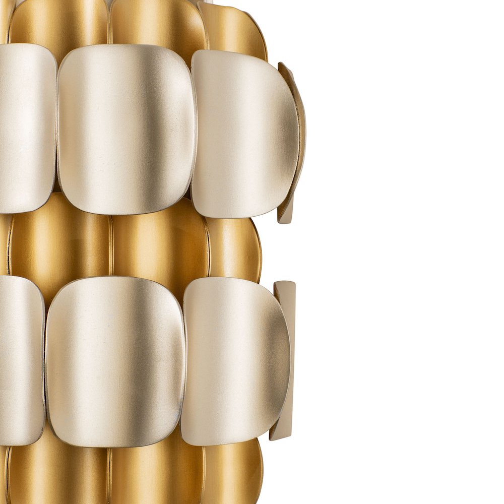 Swoon 1-Lt Sconce - Antique Gold/Gold Dust. Picture 7