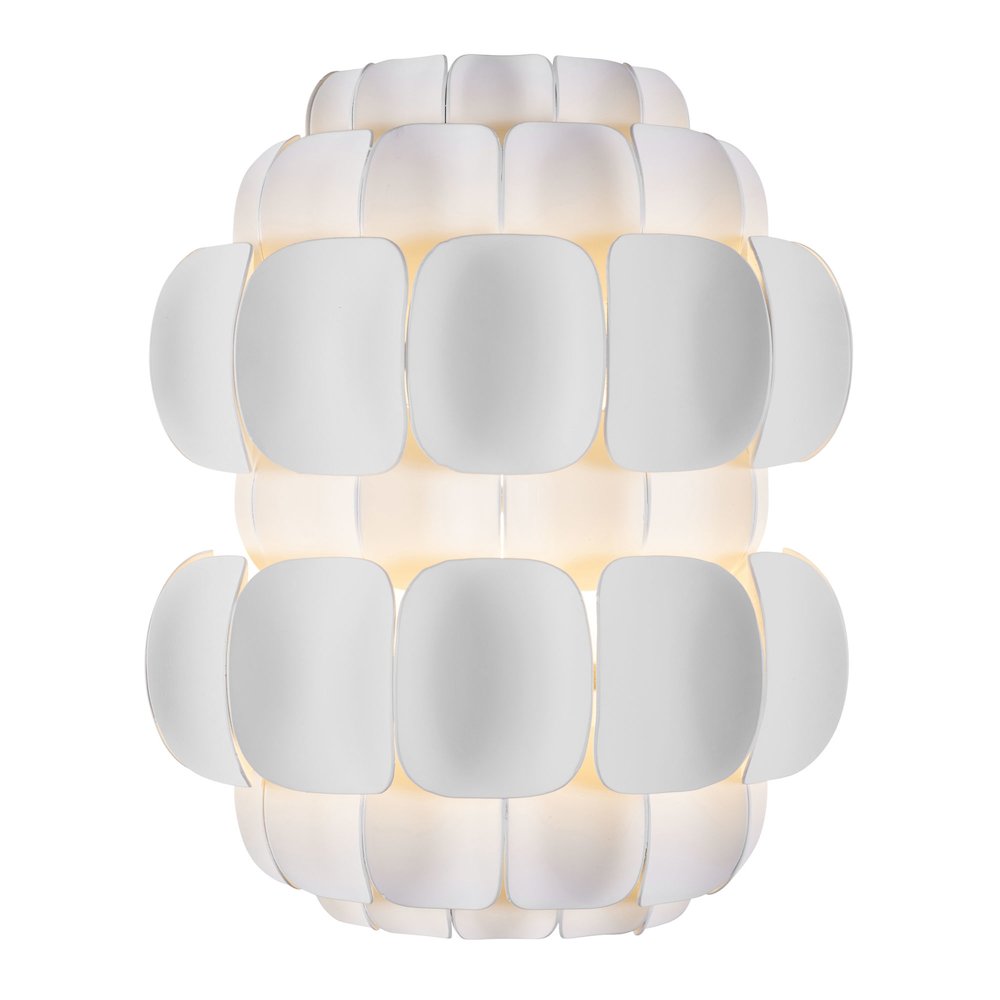 Swoon 1-Lt Sconce - Matte White. Picture 1