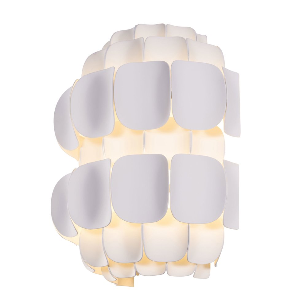 Swoon 1-Lt Sconce - Matte White. Picture 2