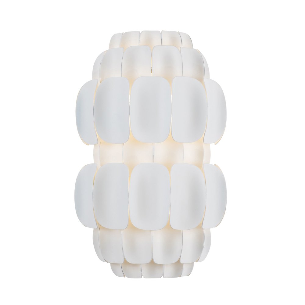 Swoon 2-Lt Sconce - Matte White. Picture 1