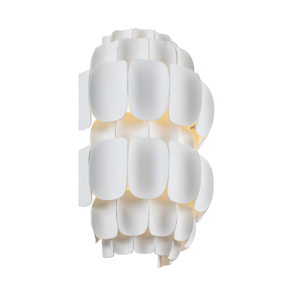 Swoon 2-Lt Sconce - Matte White. Picture 3