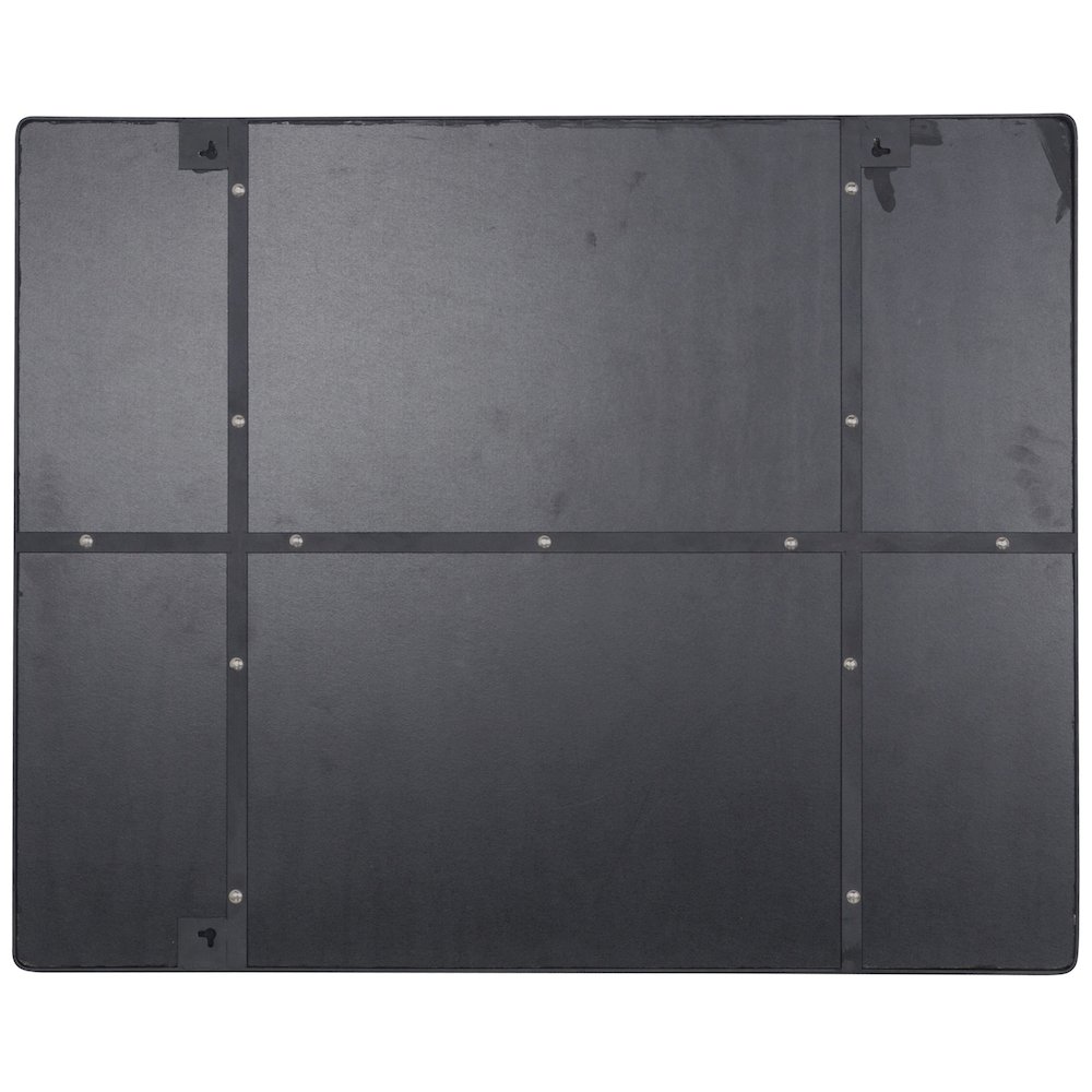 Kye 24x30 Rectangular Rounded Wall Mirror - Black. Picture 2