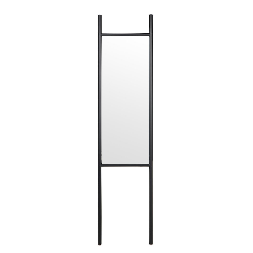 Ladder Wall Mirror - Black. Picture 1