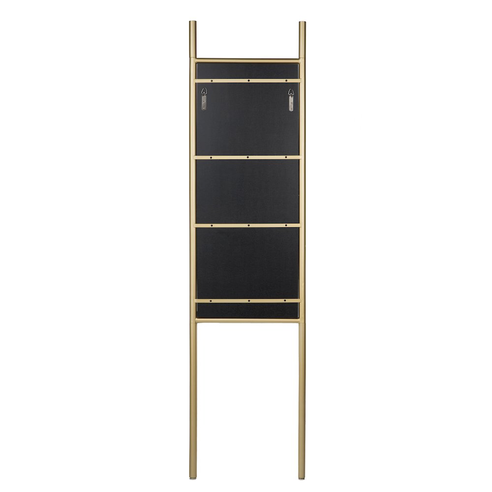 Ladder Wall Mirror - Gold. Picture 3