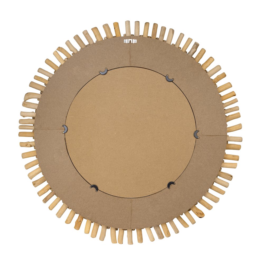 Drifter 34-in Wall Mirror - Natural Driftwood. Picture 3