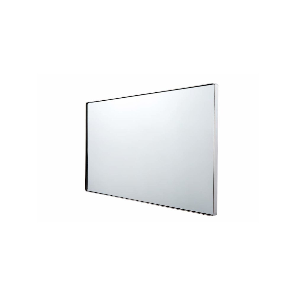 Kye 22x40 Rounded Rectangular Wall Mirror - Polished Nickel. Picture 2