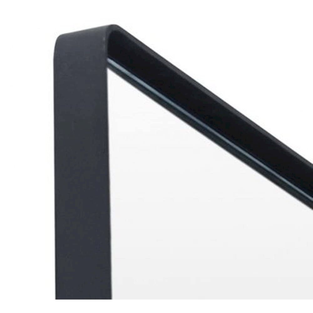 Kye 30x24 Rounded Rectangular Wall Mirror - Polished Nickel. Picture 5