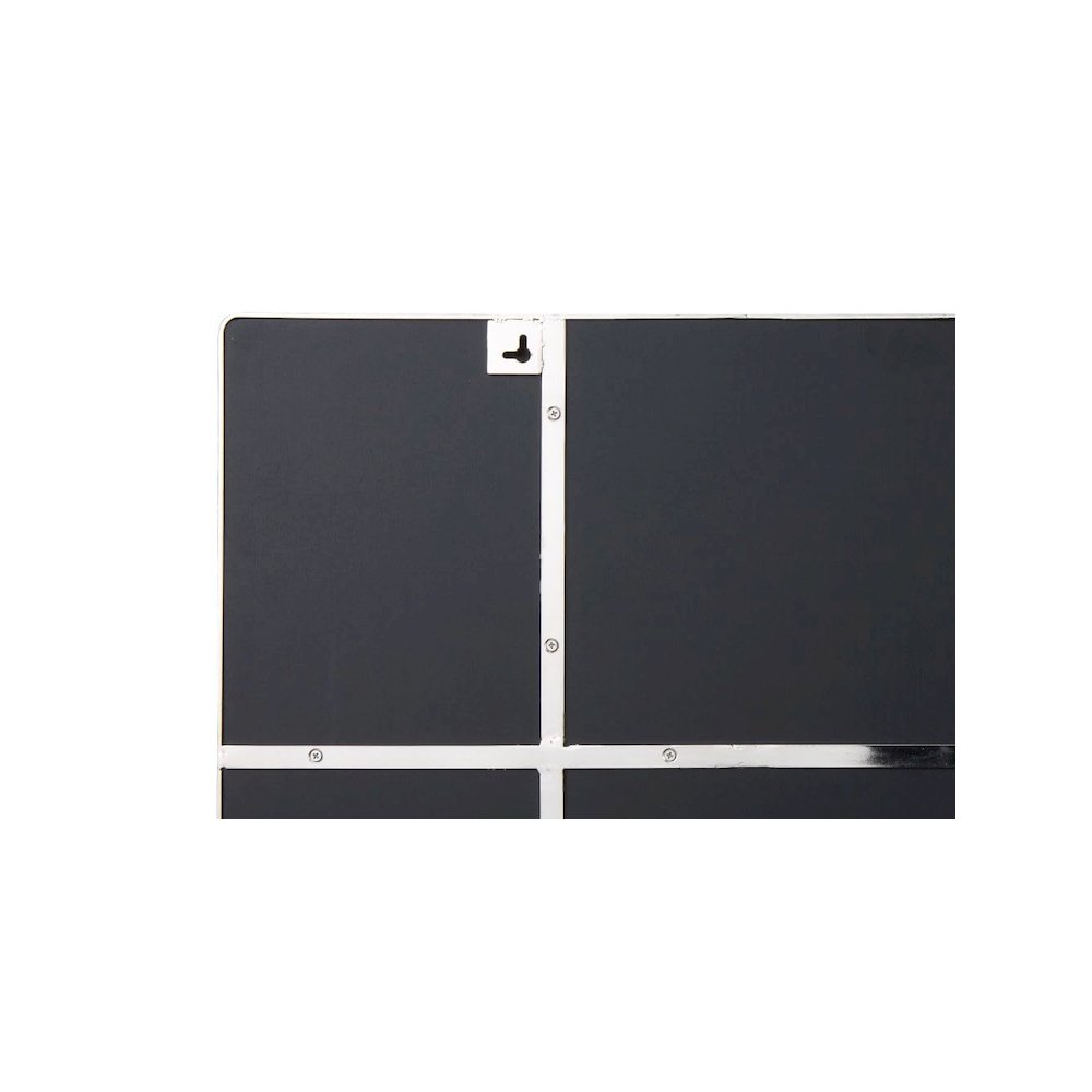 Kye 22x40 Rounded Rectangular Wall Mirror - Black. Picture 2