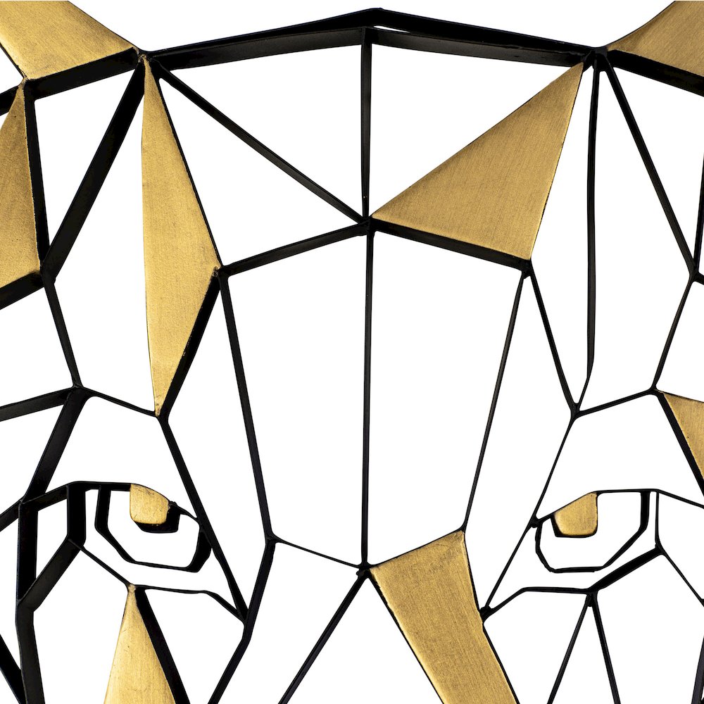Geometric Animal Kingdom Lion Wall Art. Picture 4