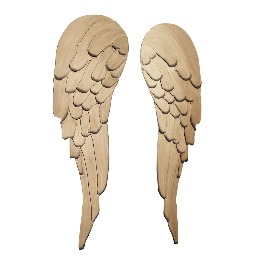 Angel Wings    Wall Art  - Havana Gold. Picture 2
