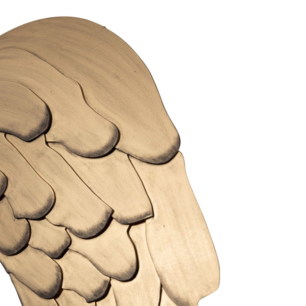 Angel Wings    Wall Art  - Havana Gold. Picture 4