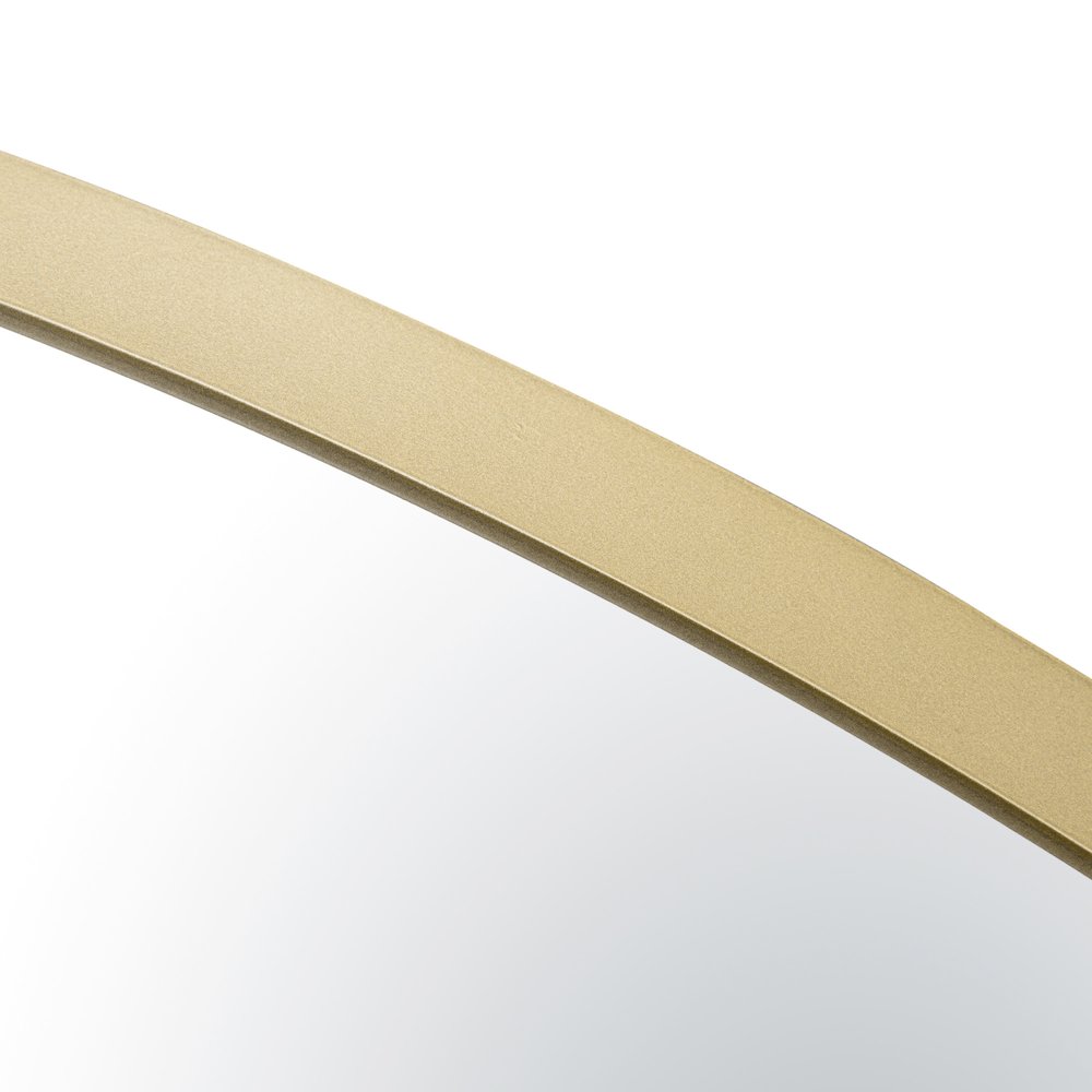 Tablet 40-in Round Wall Mirror - Gold. Picture 4