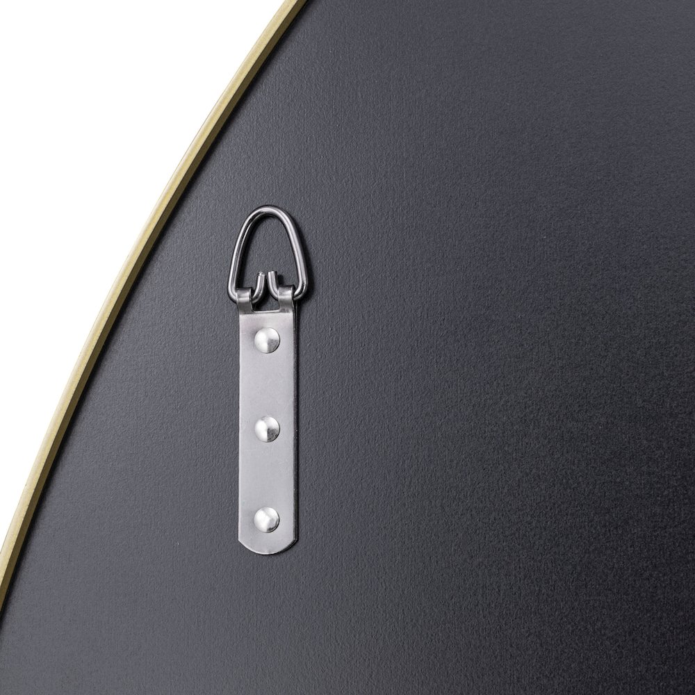 Tablet 40-in Round Wall Mirror - Gold. Picture 5