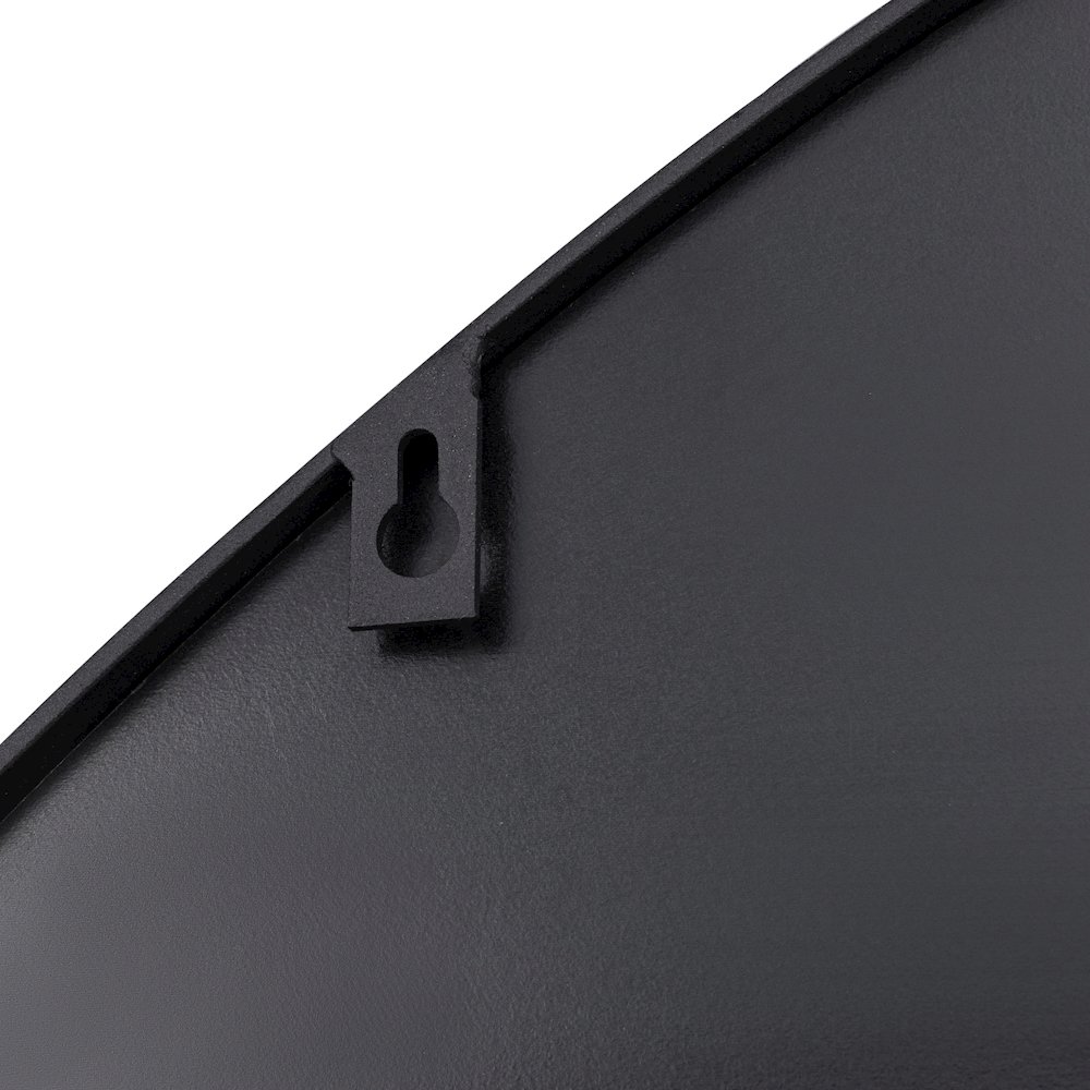 Tablet 50-in Round Wall Mirror - Black. Picture 5