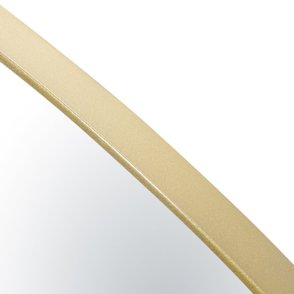 Tablet 50-in Round Wall Mirror - Gold. Picture 4