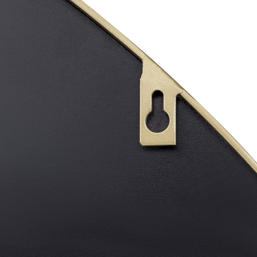 Tablet 50-in Round Wall Mirror - Gold. Picture 5