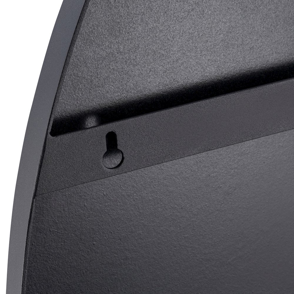 Propaganda 22x41 Oval Wall Mirror - Black. Picture 5