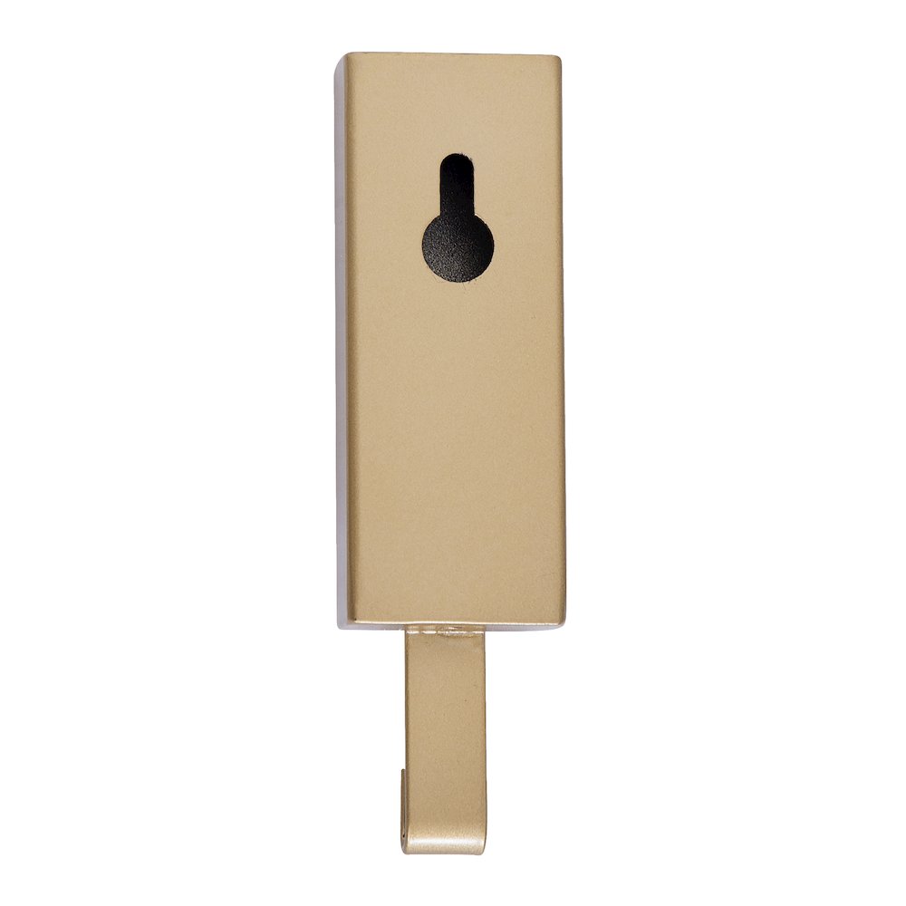 Stopwatch 22x30 Oval Powder Room Mirror - Gold. Picture 4