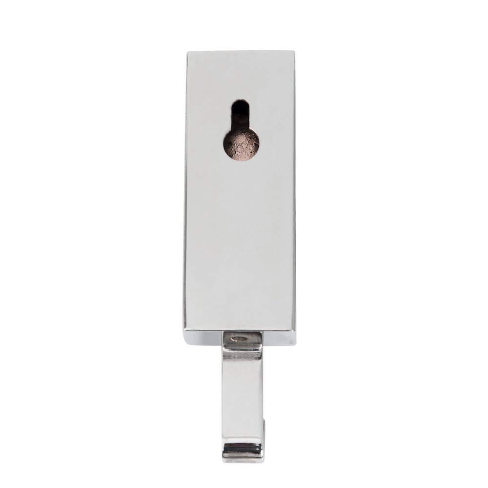 Stopwatch 22x30 Oval Powder Room Mirror - Polished Nickel. Picture 5