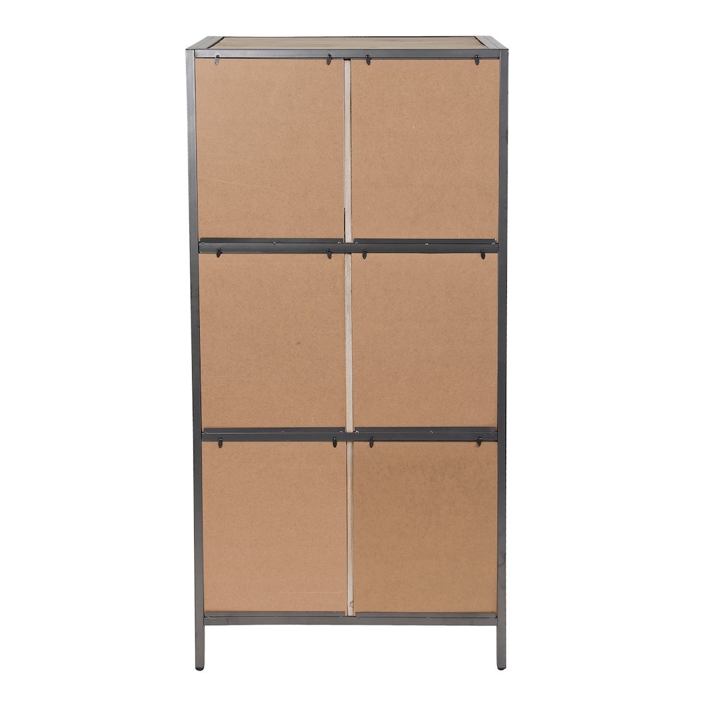 Jayce Rustic Cube Locker Bookcase. Picture 6