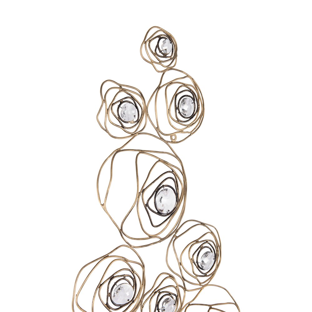 Ethereal Rose Wall Art - Havana Gold Ombre. Picture 4