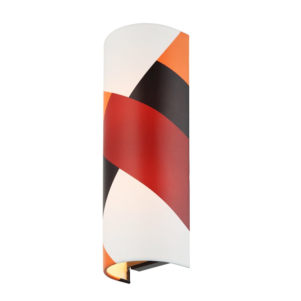 Patchwork 2-Lt ADA Bath - Black/Satin Brass/Patchwork. Picture 3