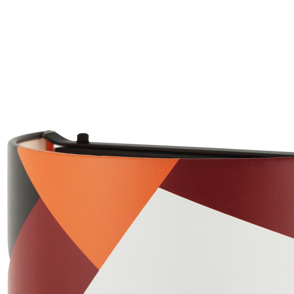 Patchwork 2-Lt Sconce - Black/Satin Brass/Patchwork. Picture 5