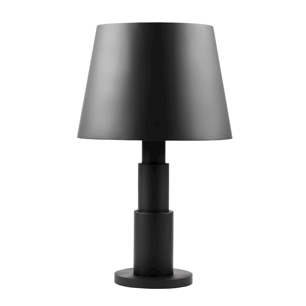 Giustino 3-Lt Table Lamp - Matte Black. Picture 1
