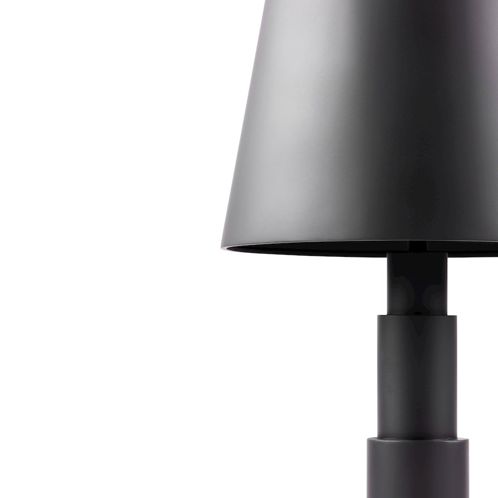 Giustino 3-Lt Table Lamp - Matte Black. Picture 4