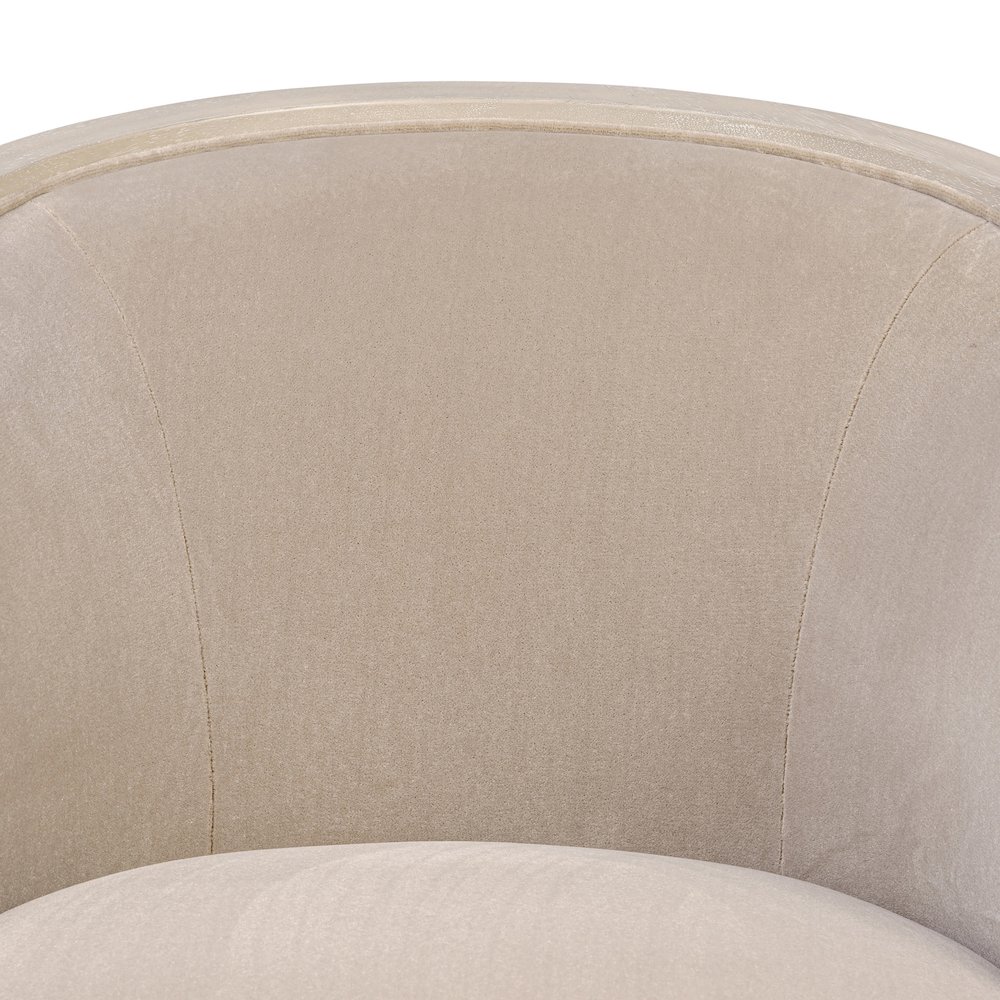 Hayworth Accent Chair - Ash Blond/Mushroom Mohair. Picture 6