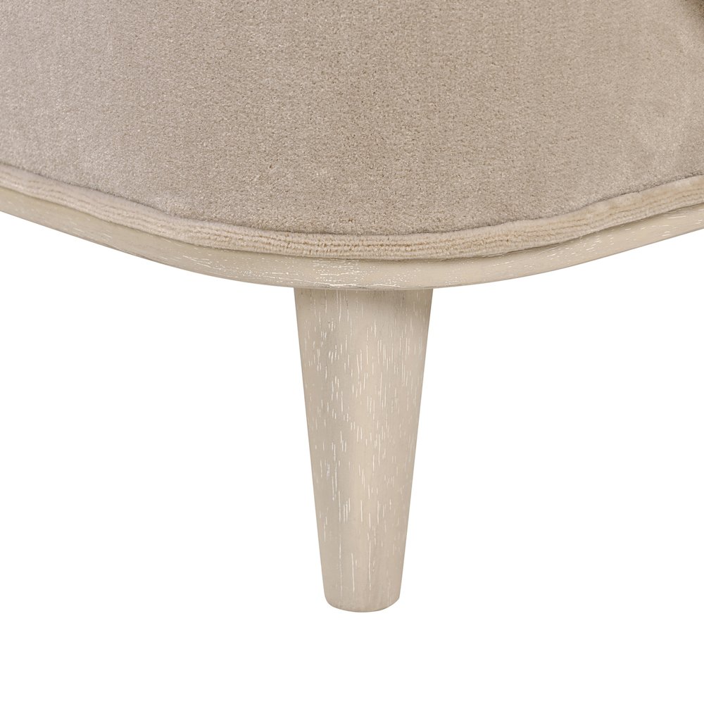 Hayworth Accent Chair - Ash Blond/Mushroom Mohair. Picture 9