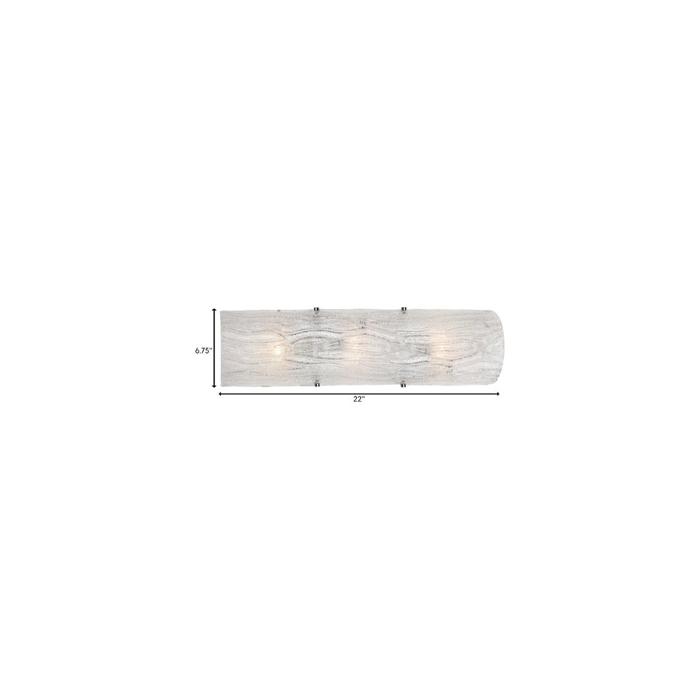 Brilliance 3-Lt Sconce Fixture - Chrome. Picture 2