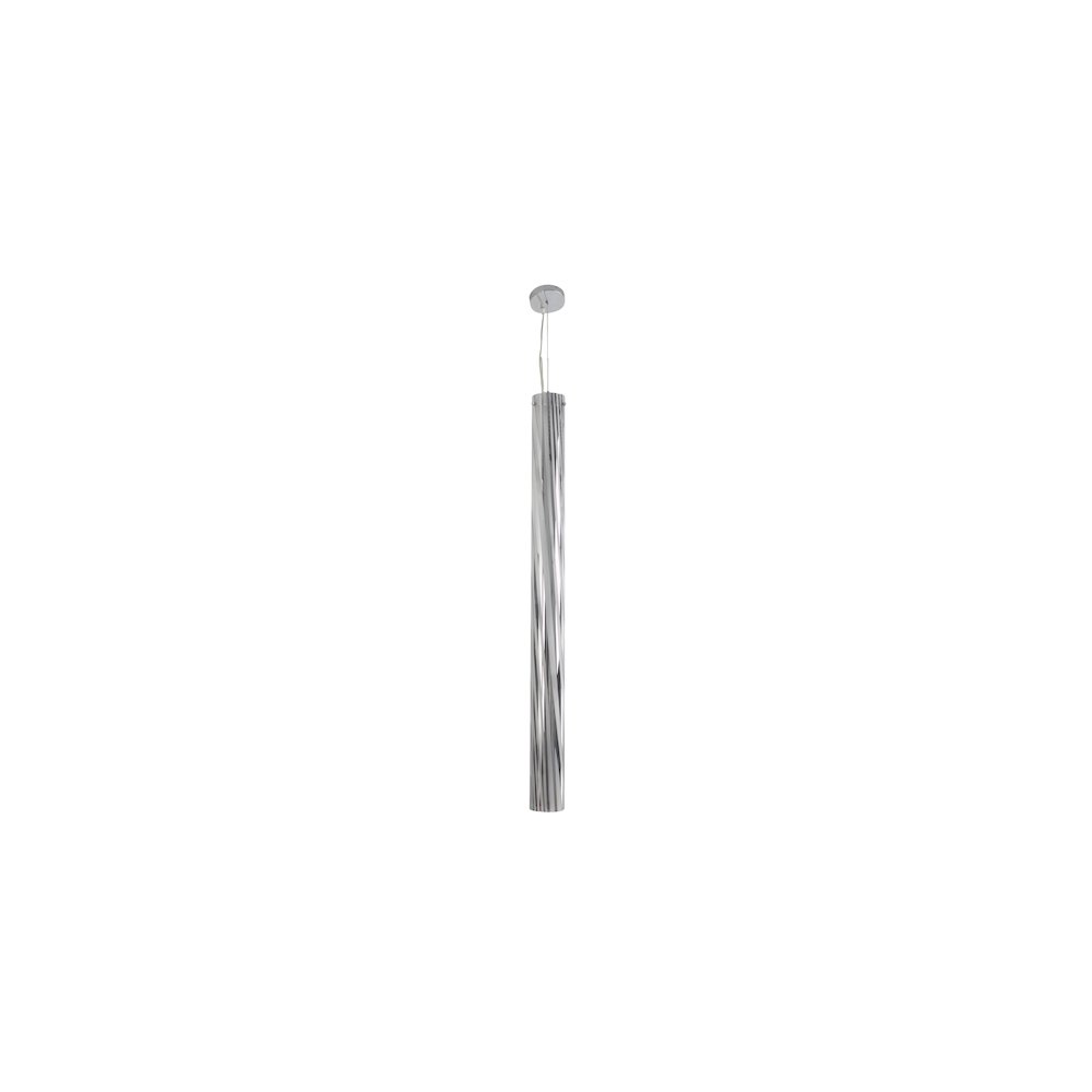 Chroman Empire 5-Lt Tall Cylinder Pendant - Chrome. Picture 1