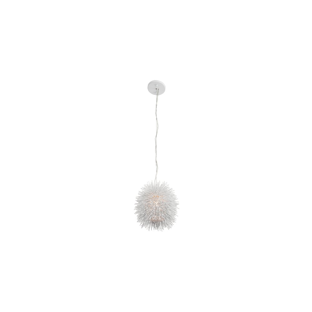 Urchin 1-Lt Mini Pendant - White. Picture 1