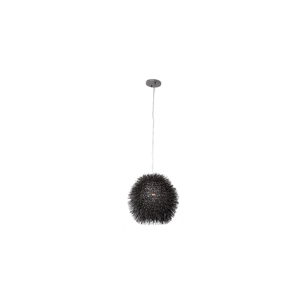 Urchin 1-Lt Mini Pendant - Black. Picture 1