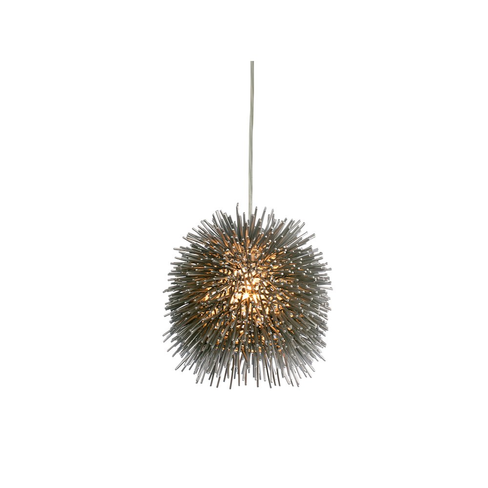 Urchin 1-Lt Uber Mini Pendant - Painted Chrome. Picture 2