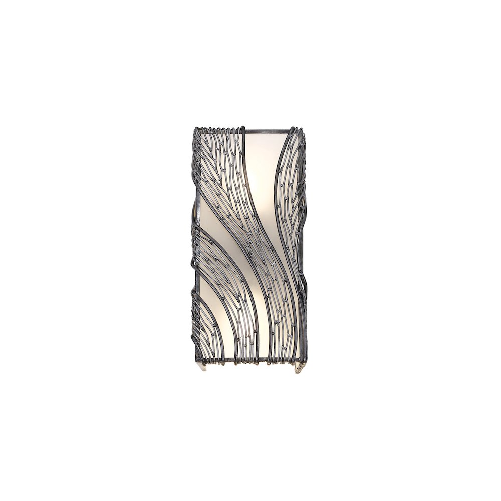 Flow 2-Lt Vertical Sconce - Steel. Picture 4