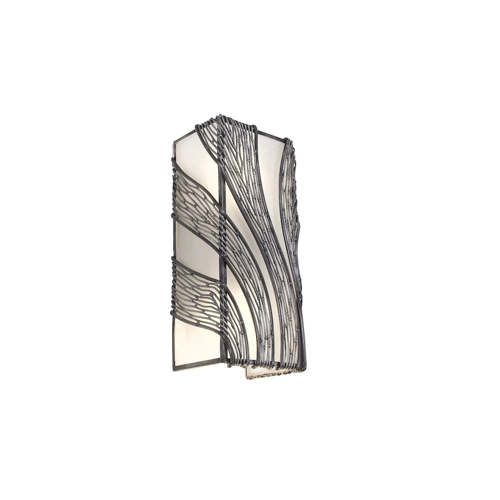 Flow 2-Lt Vertical Sconce - Steel. Picture 2