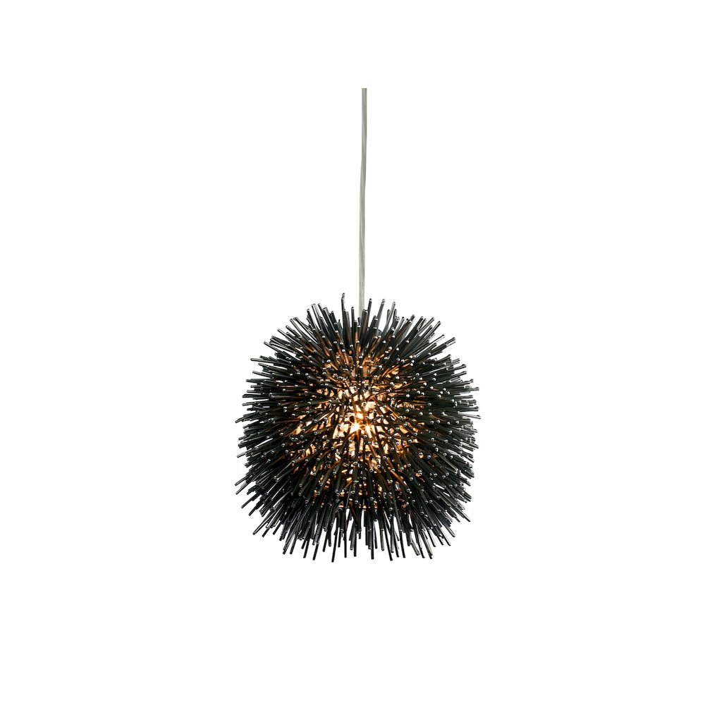 Urchin 1-Lt Uber Mini Pendant - Black. Picture 2