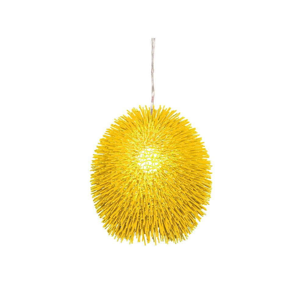 Urchin 1-Lt Pendant - Un-Mellow Yellow. Picture 1