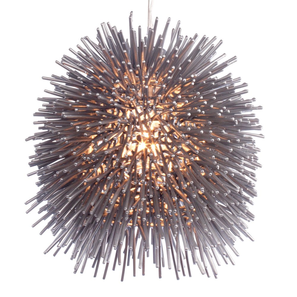 Urchin 1-Lt Mini Pendant - Painted Chrome. Picture 2