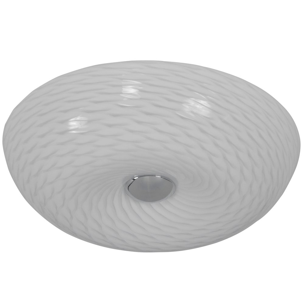 Swirled 2-Lt Small Flush Mount - French Feather. Picture 2