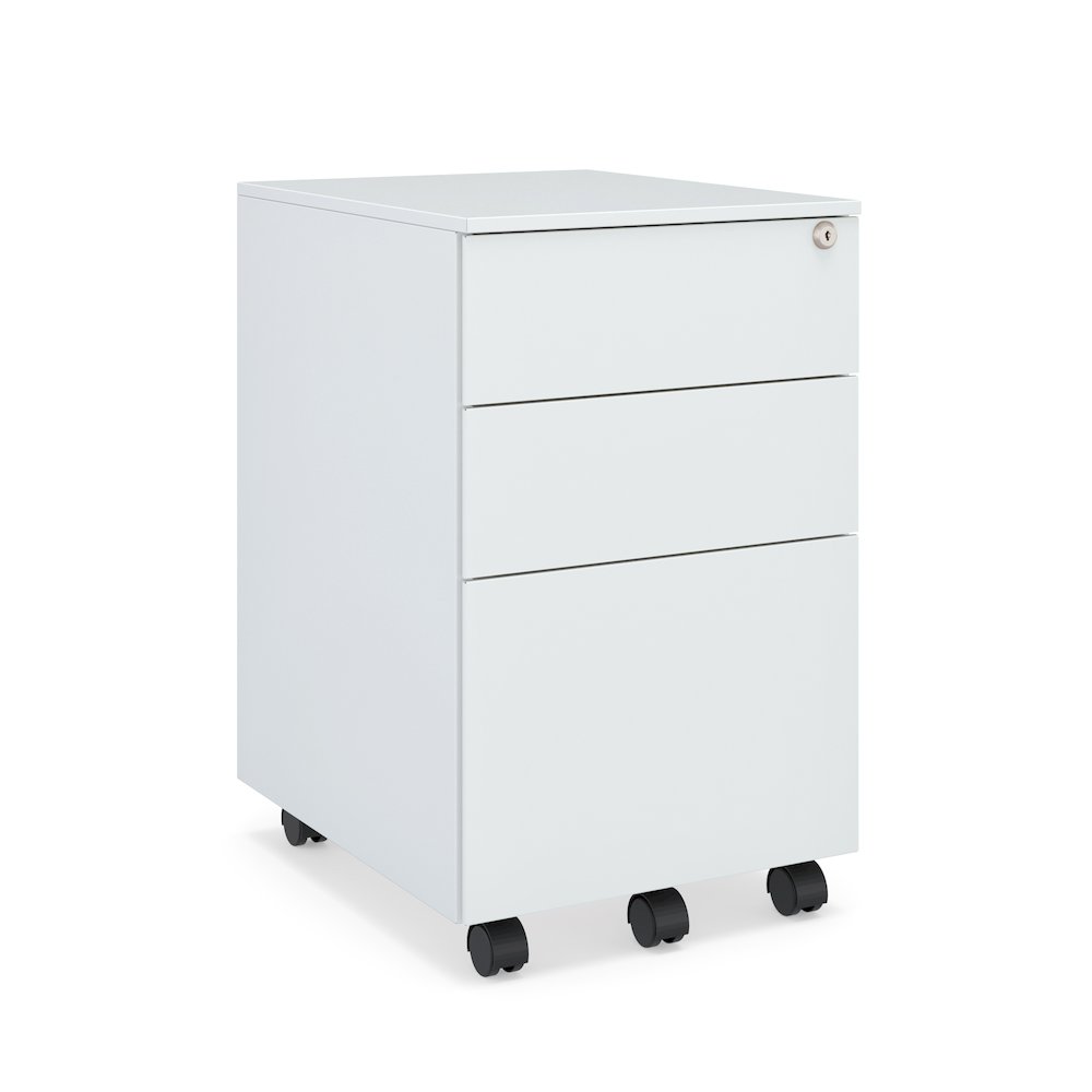 Ceha 2+1 Drawer Mobile File Cabinet with Lock. Picture 1