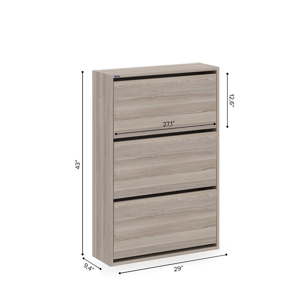 3-Tier Wooden Shoe Cabinet in Toledo. Picture 10