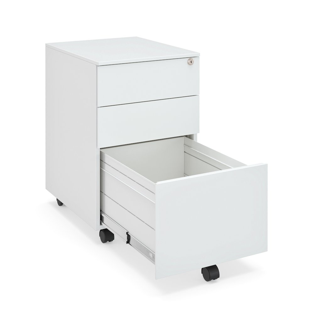 Ceha 2+1 Drawer Mobile File Cabinet with Lock. Picture 2