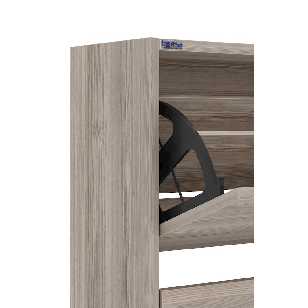 3-Tier Wooden Shoe Cabinet in Toledo. Picture 6