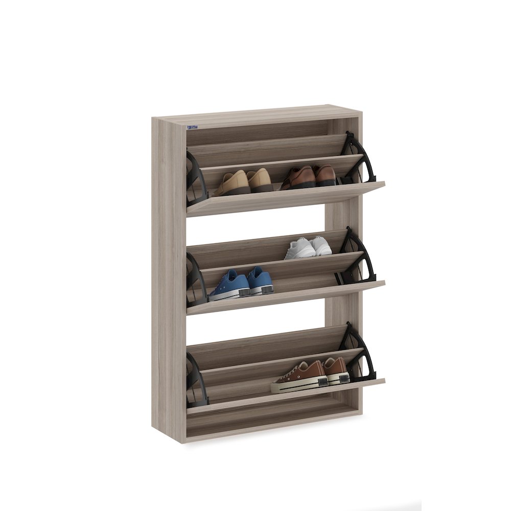 3-Tier Wooden Shoe Cabinet in Toledo. Picture 8