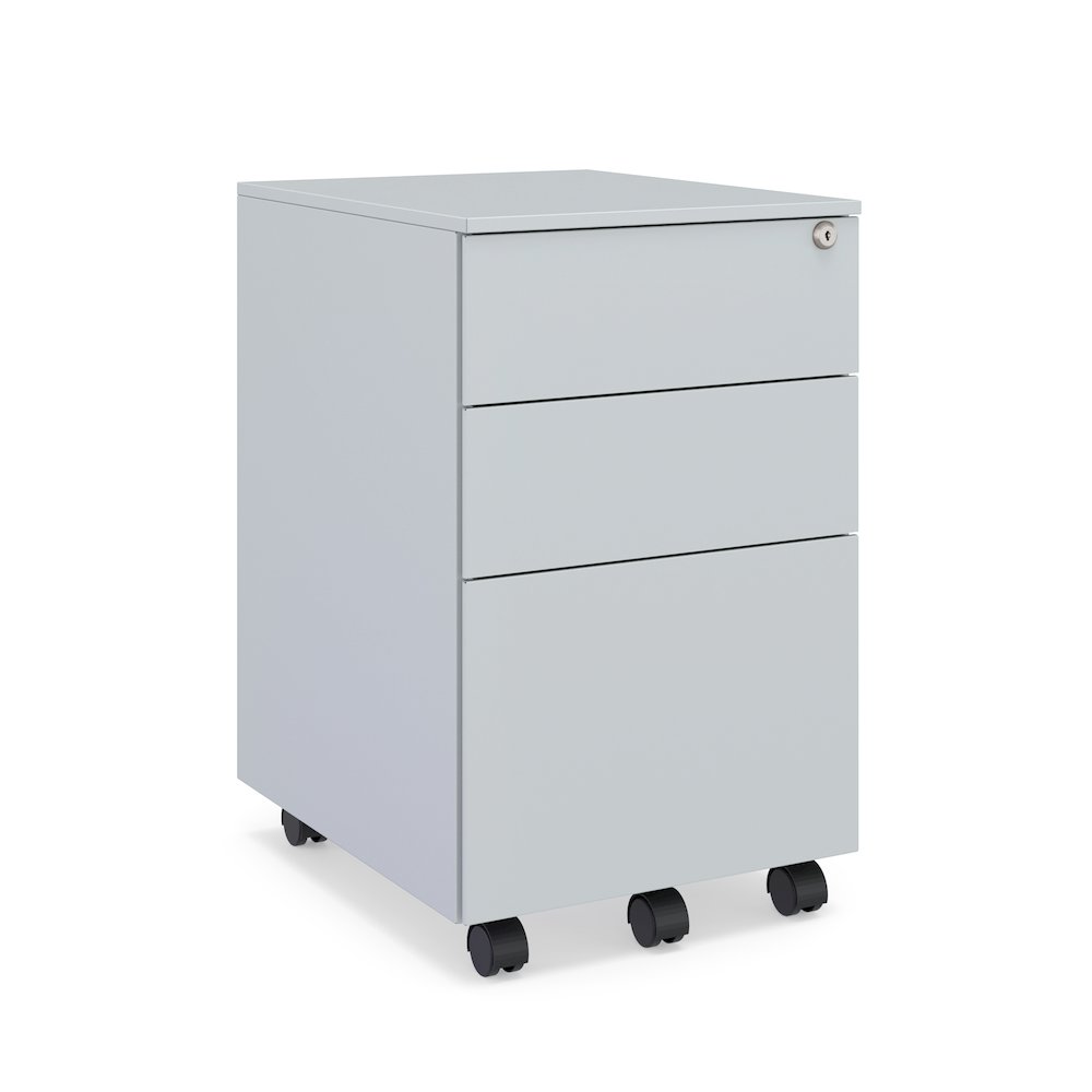 Ceha 2+1 Drawer Mobile File Cabinet with Lock. Picture 1