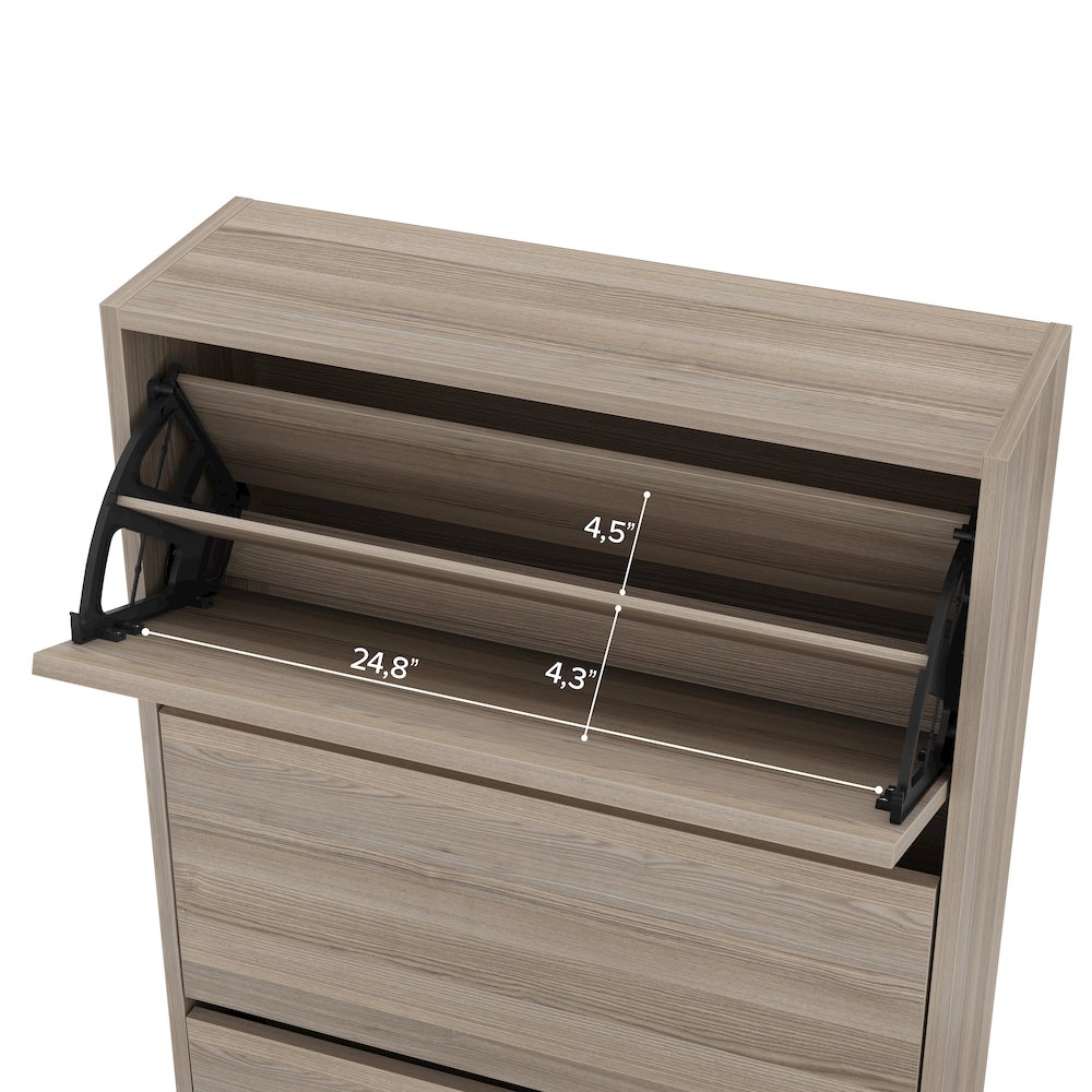 3-Tier Wooden Shoe Cabinet in Toledo. Picture 12